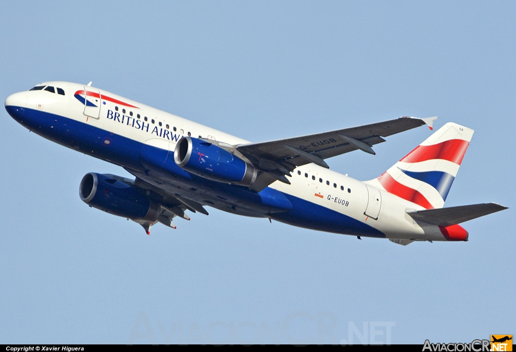 G-EUOB - Airbus A319-131 - British Airways
