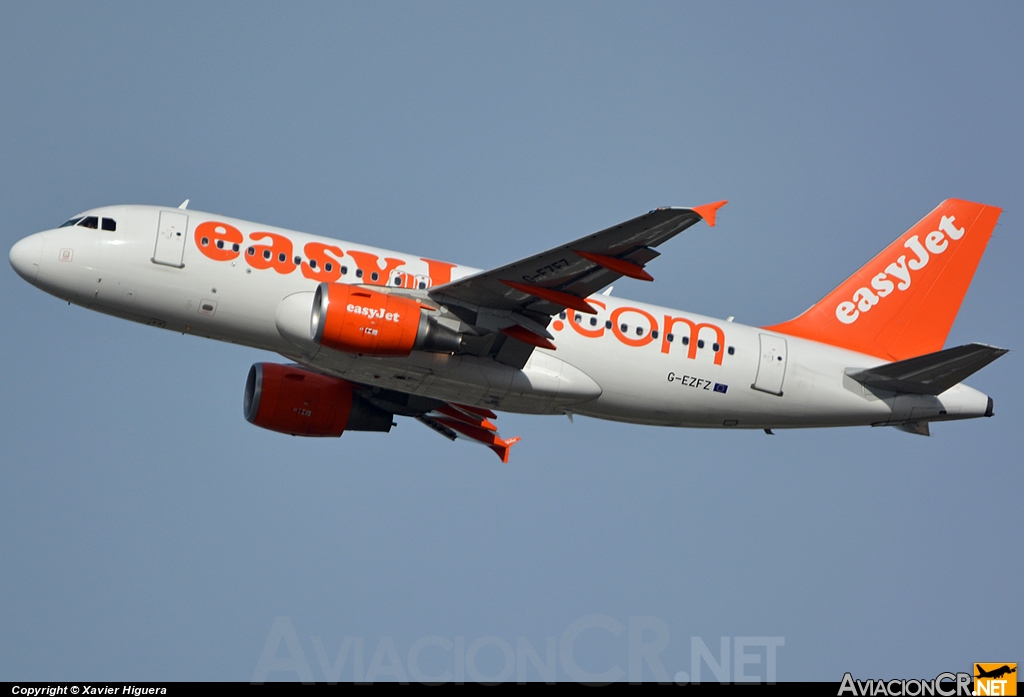 G-EZFZ - Airbus A319-111 - EasyJet
