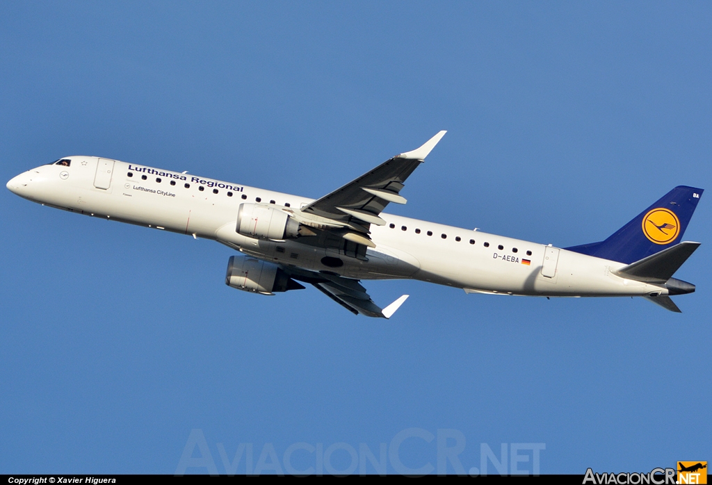 D-AEBA - Embraer 190-200LR - Lufthansa Cityline