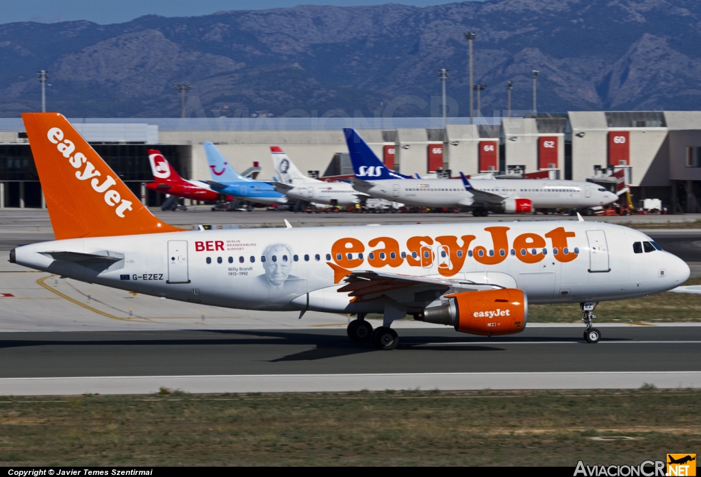 G-EZEZ - Airbus A319-111 - EasyJet Airline