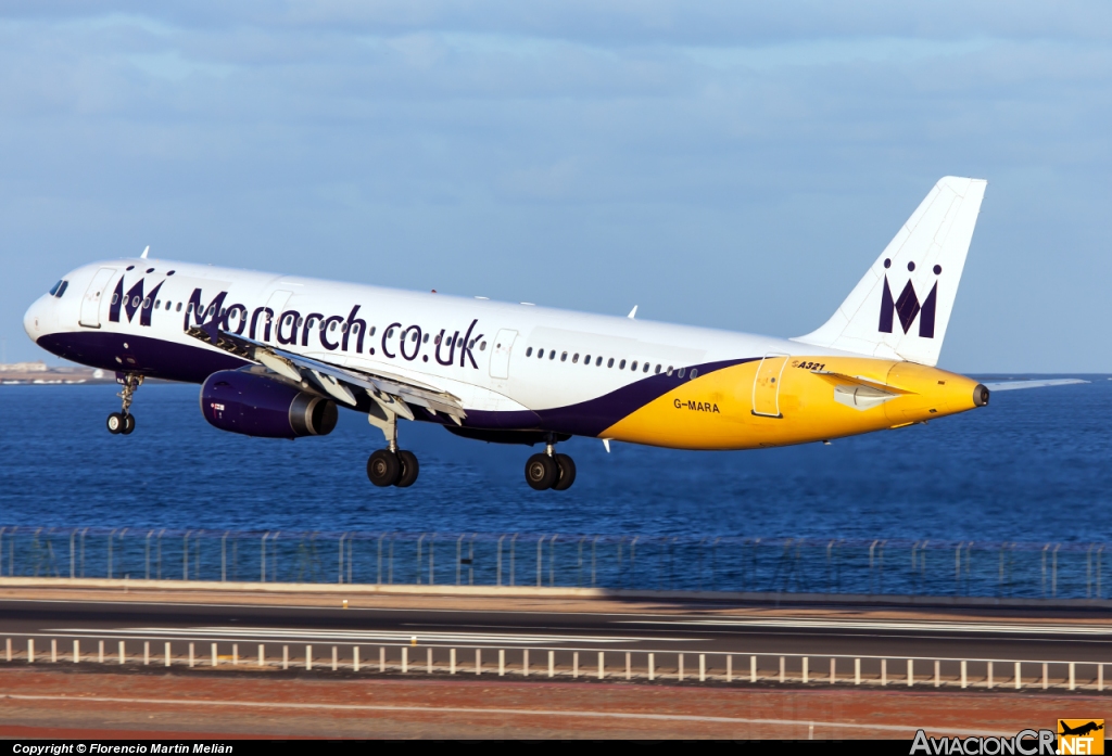G-MARA - Airbus A321-231 - Monarch Airlines