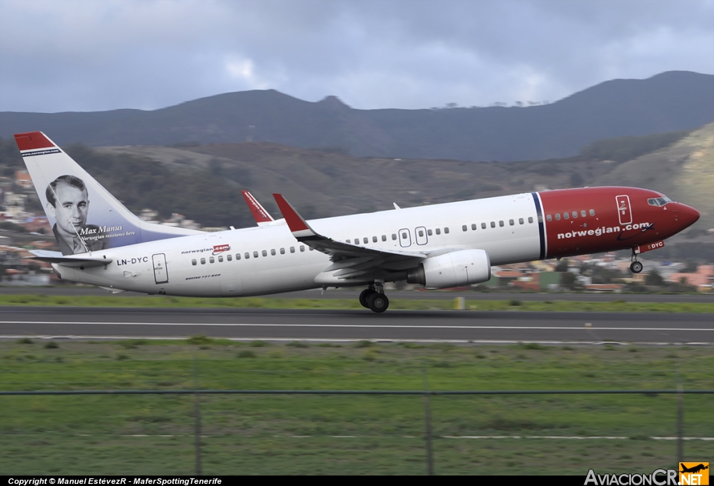 LN-DYC - Boeing 737-8JP - Norwegian Air Shuttle