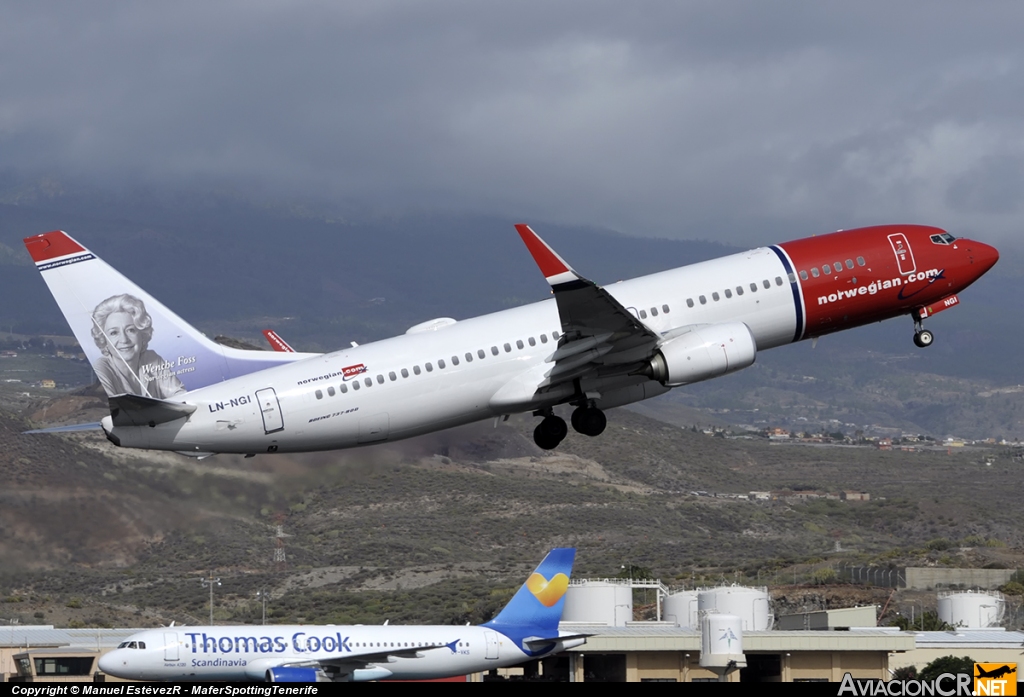 LN-NGI - Boeing	737-8JP/W - Norwegian Air Shuttle