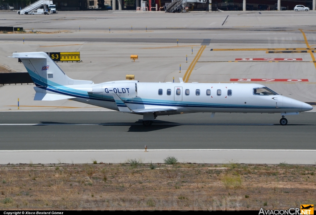 G-OLDT - Learjet 45 - Gold Air International.