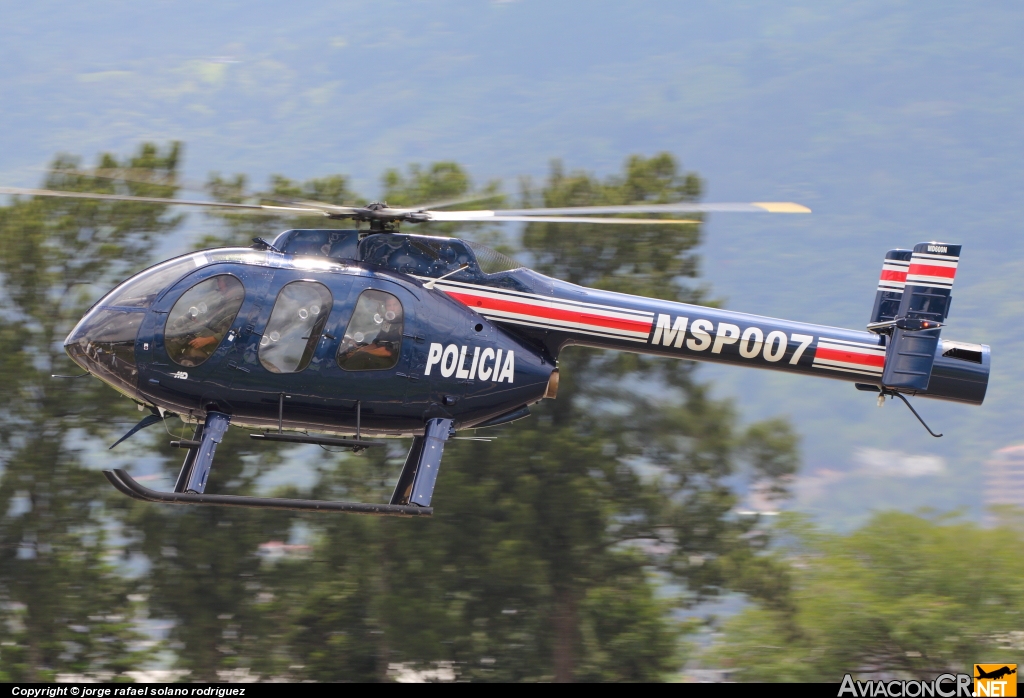 MSP007 - Mcdonnell Douglas MD600N - Ministerio de Seguridad Pública - Costa Rica