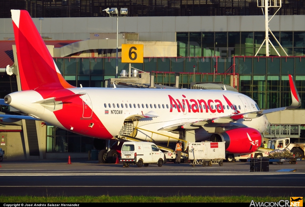 N703AV - Airbus A319-132 - Avianca