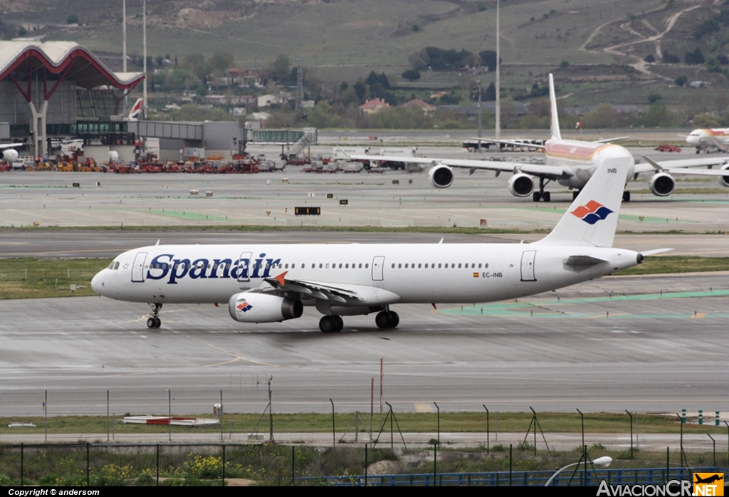 EC-INB - Airbus A321-231 - Spanair