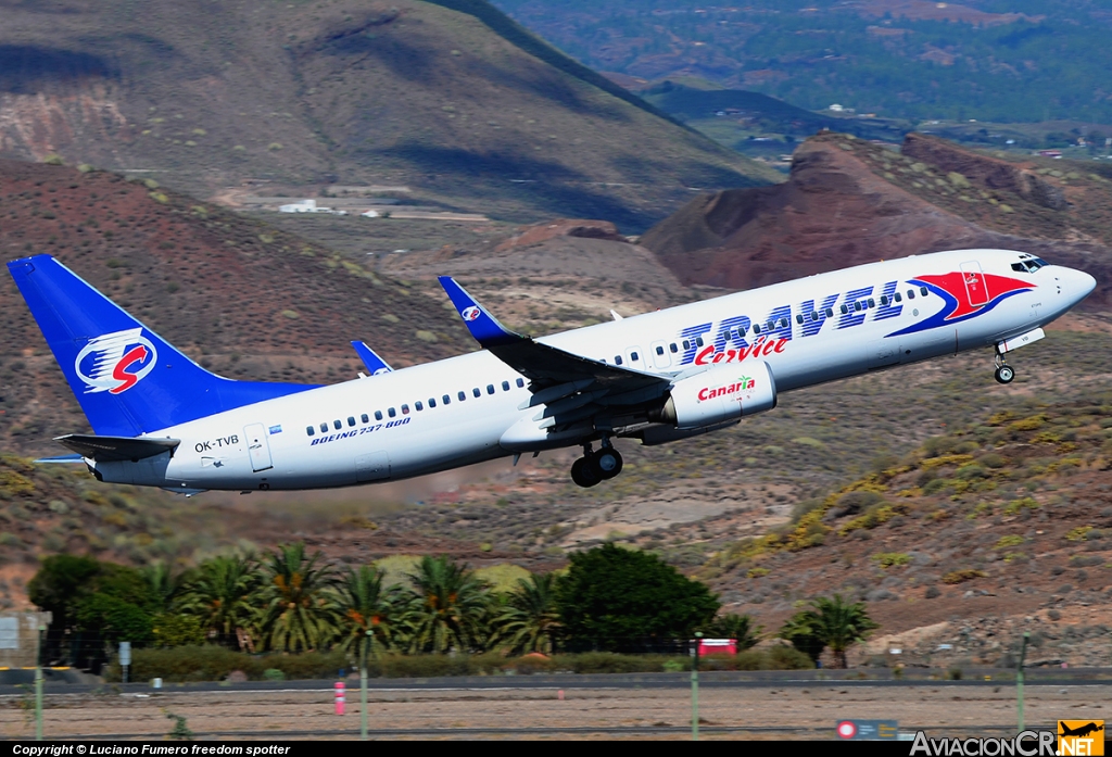 OK-TVB - Boeing 737-8CX - Travel Service