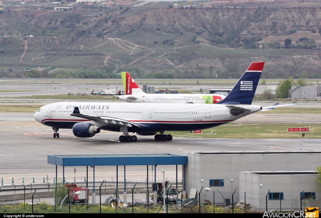 N276AY - Airbus A330-243 - US Airways