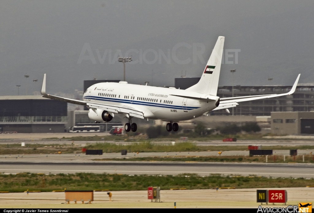 A6-MRS - Boeing 737-8E0/W BBJ - United Arab Emirates - Dubai Air Wing
