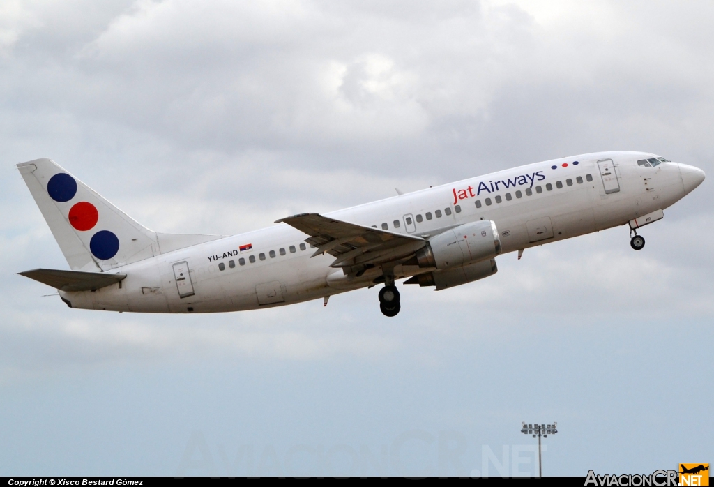 YU-AND - Boeing 737-3H9 - JAT Airways