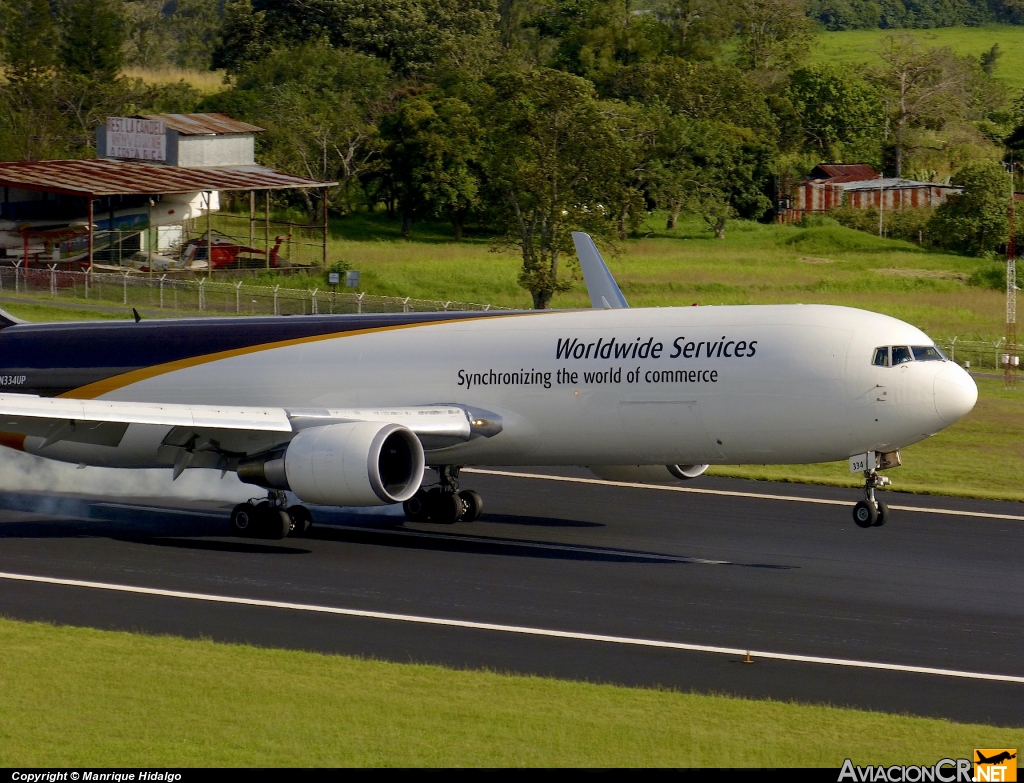 N334UP - Boeing 767-34AF/ER - United Parcel Service - UPS