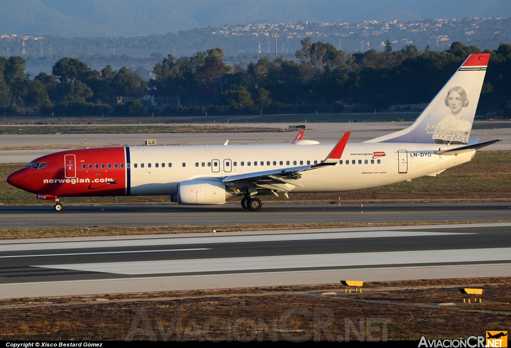 LN-DYG - Boeing 737 -8JP - Norwegian Air Shuttle