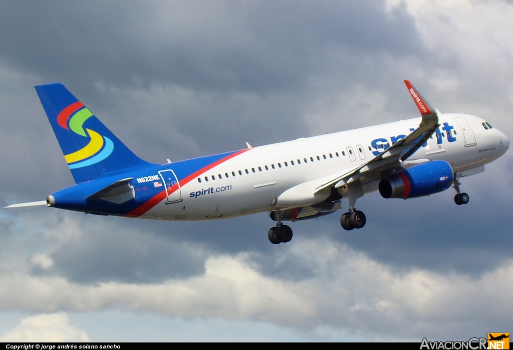 N622NK - Airbus A320-232 - Spirit Airlines