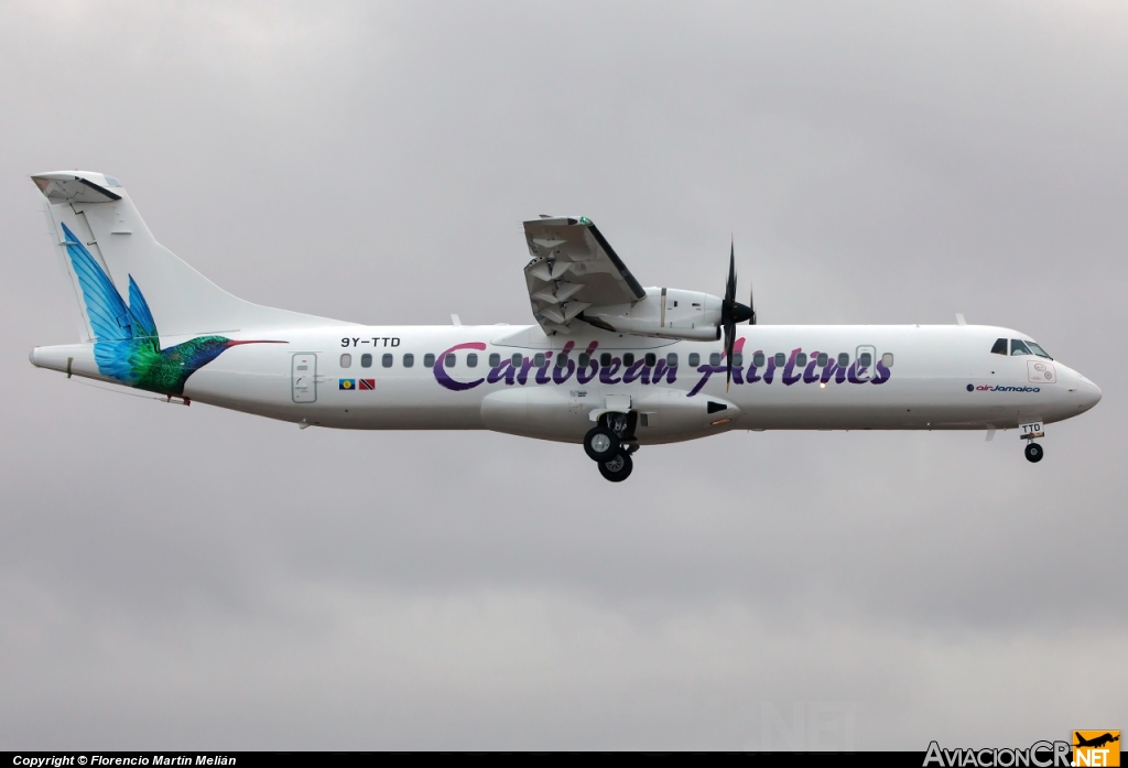 9Y-TTD - ATR -72-212A(600) - Caribbean Airlines