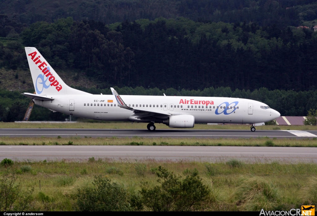 EC-JNF - Boeing 737-85P - Air Europa