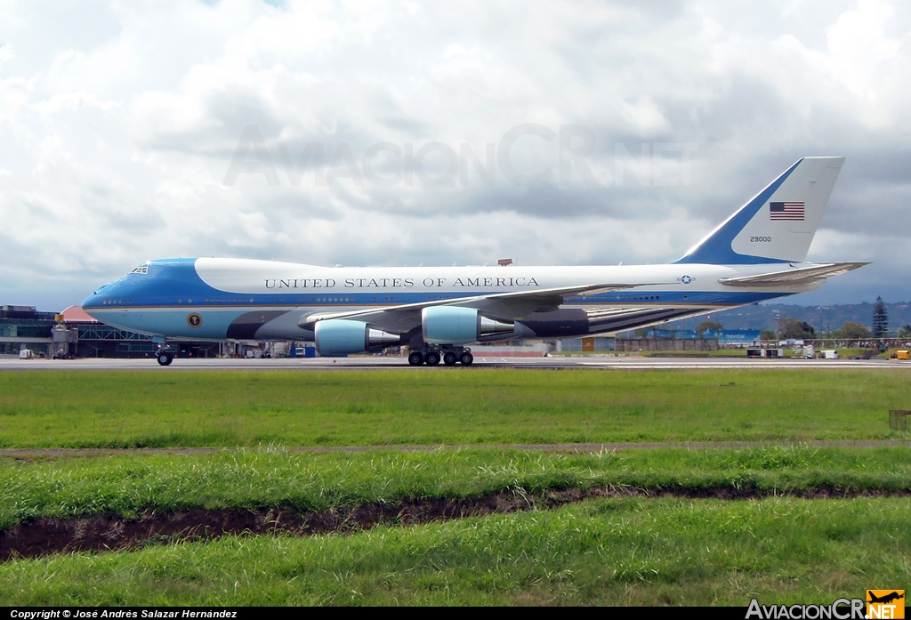 92-9000 - Boeing VC-25A (747-2G4B) - USA - Air Force