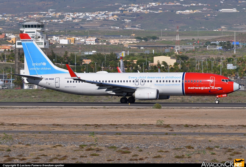 LN-NGE - Boeing 737-8JP - Norwegian Air Shuttle