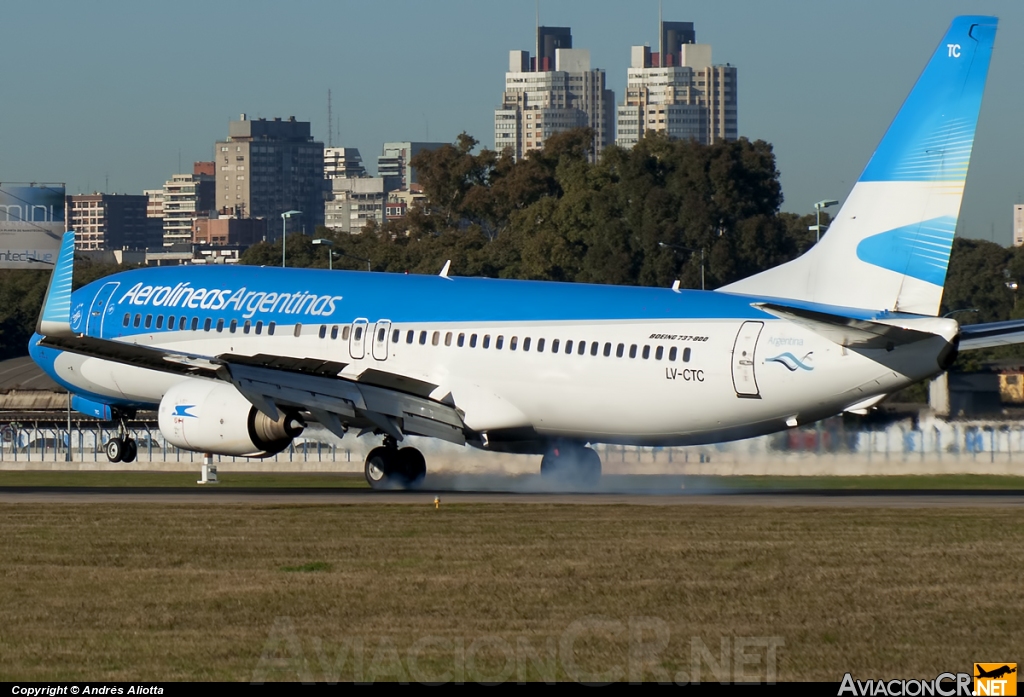 LV-CTC - Boeing 737-86J - Aerolineas Argentinas