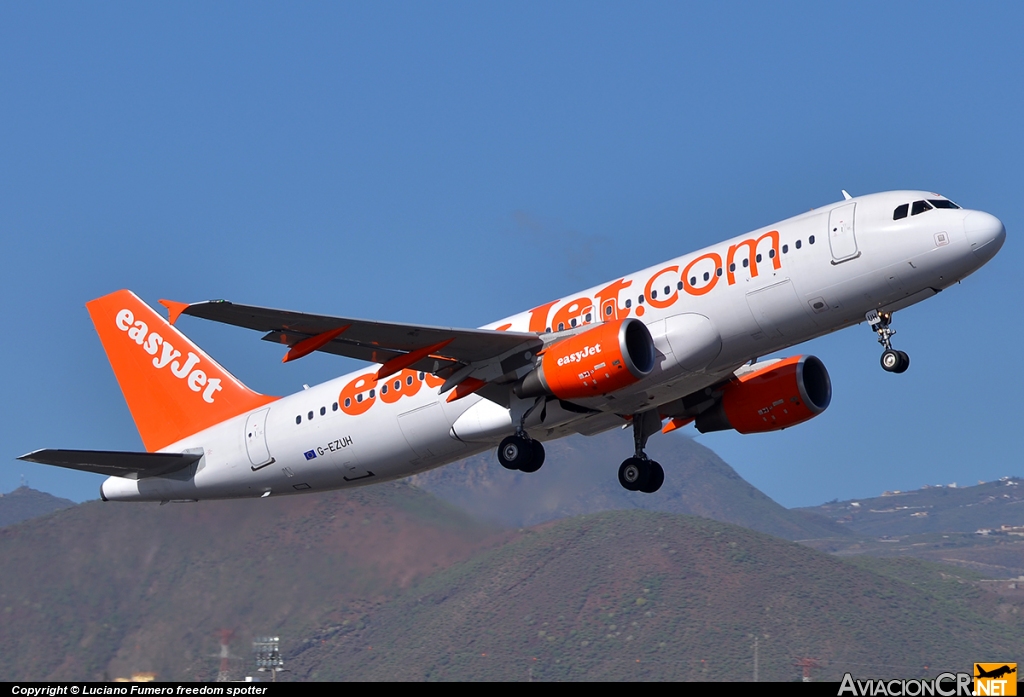 G-EZUH - AIRBUS A320-214 - EasyJet Airline