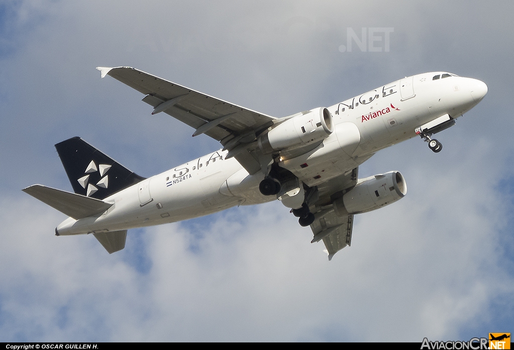 N524TA - Airbus A319-132 - Avianca