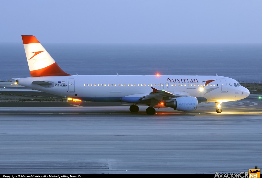 OE-LBK - Airbus A320-214 - Austrian Airlines