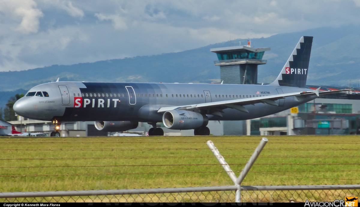 N587NK - Airbus A321-231 - Spirit
