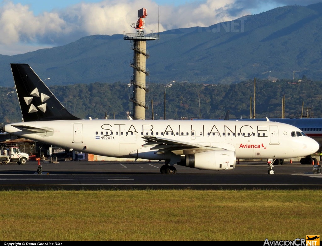 N524TA - Airbus A319-132 - Avianca