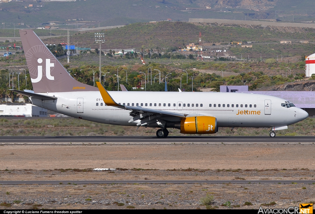 OY-JTT - Boeing 737-73S - Jettime