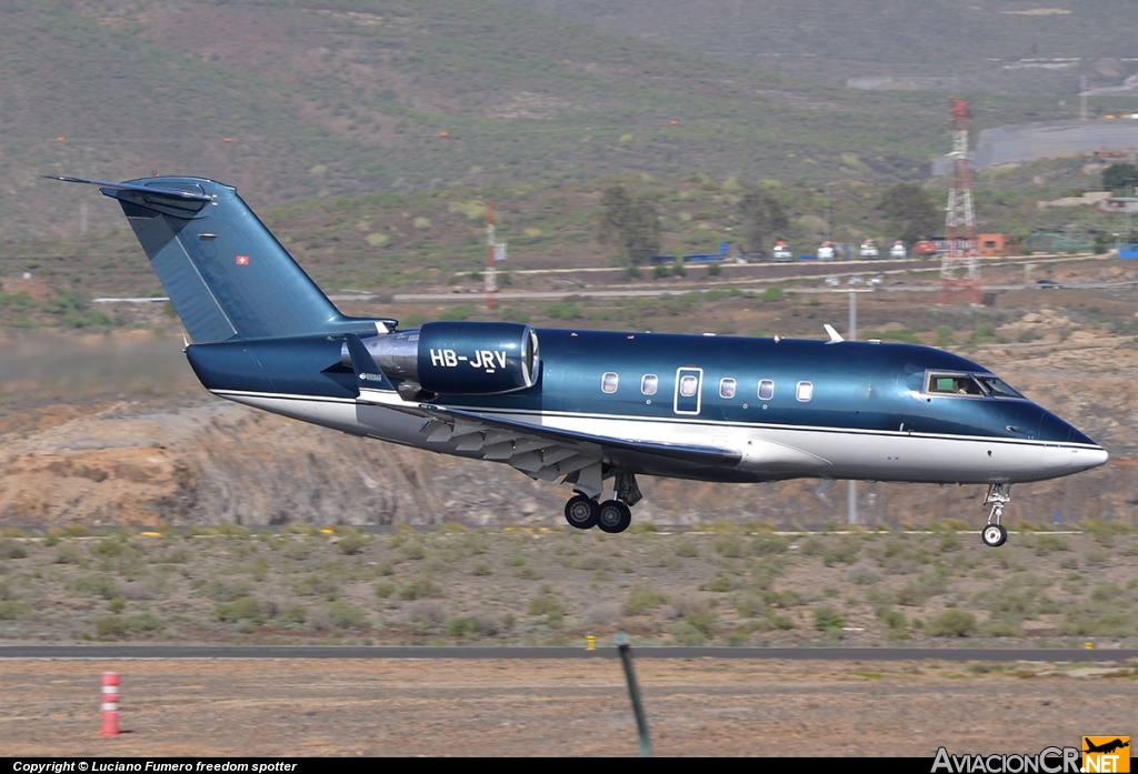 HB-JRV - Canadair CL-600-2B16 Challenger 601-3R - Privado