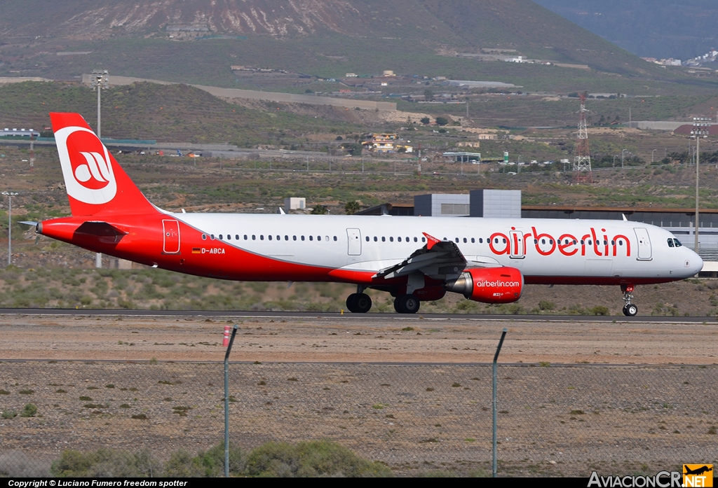 D-ABCA - Airbus A321-211 - Air Berlin