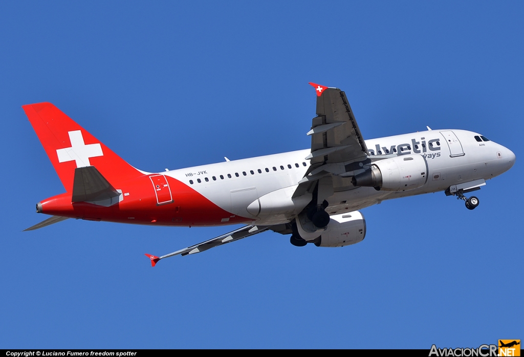 HB-JVK - Airbus A319-112 - Helvetic