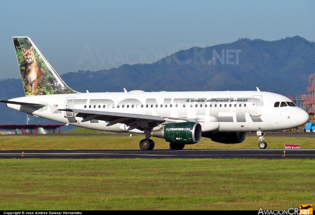 N910FR - Airbus A319-111 - Frontier Airlines