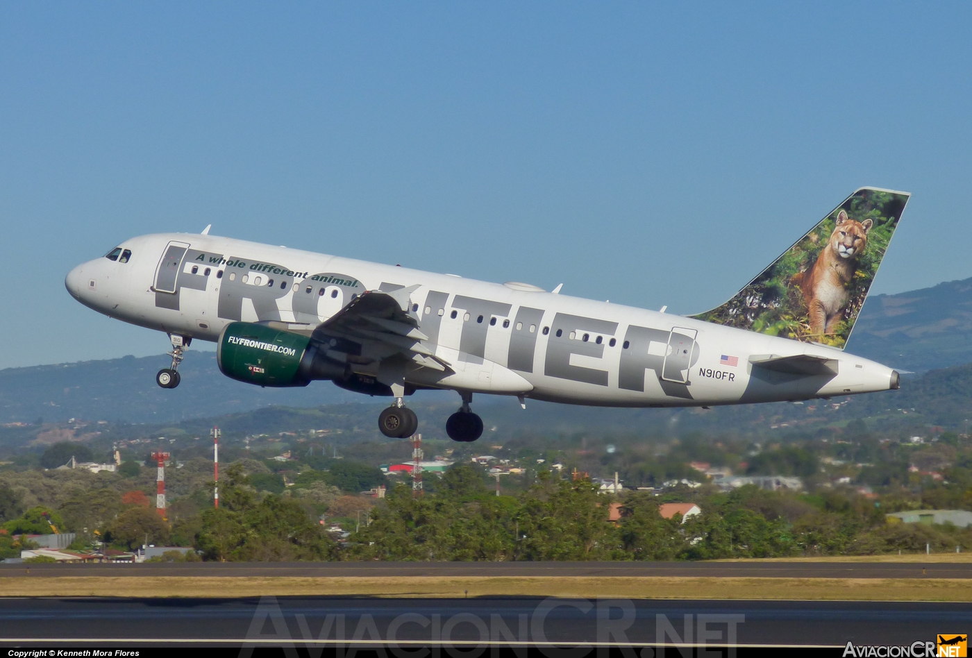 N910FR - Airbus A319-111 - Frontier Airlines