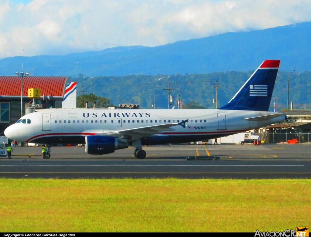 N763US - Airbus A319-112 - US Airways