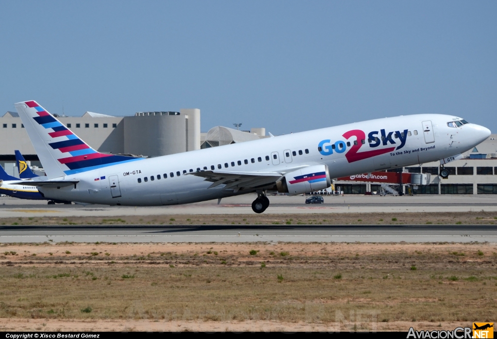 OM-GTA - Boeing 737-4Q8 - Go2Sky Airline