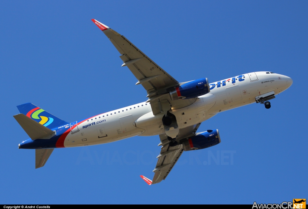 N622NK - Airbus A320-232 - Spirit Airlines