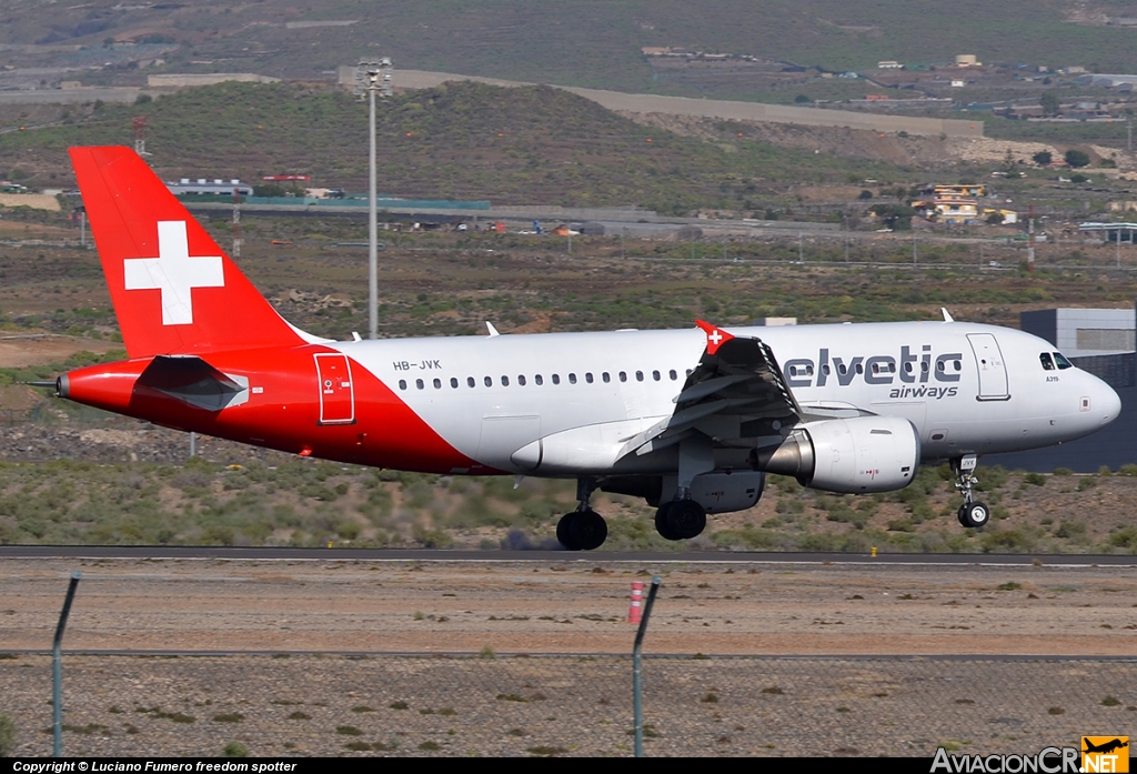 HB-JVK - Airbus A319-112 - Helvetic