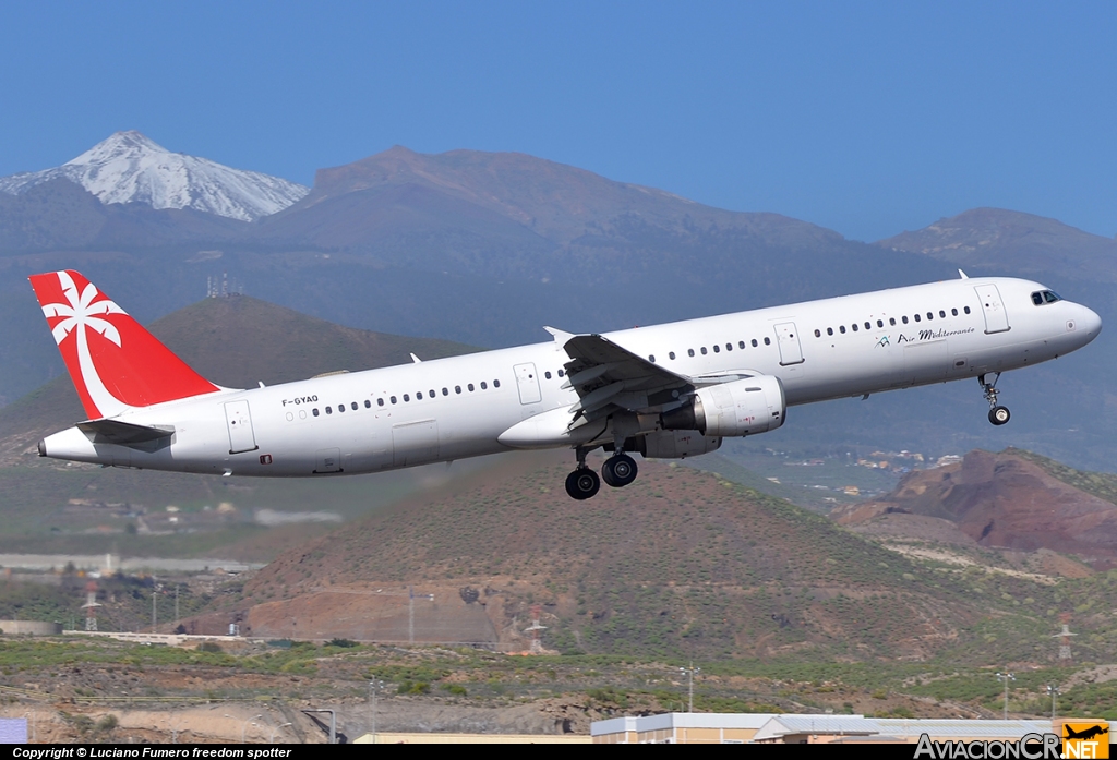 F-GYAQ - Airbus A321-211 - Air Méditerranée