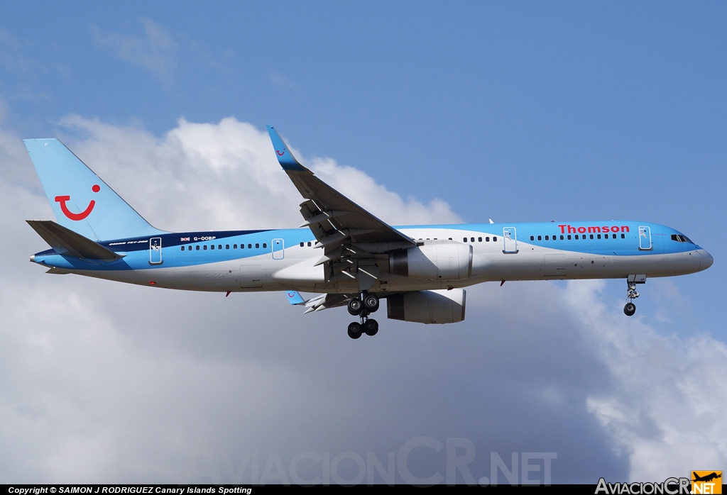 G-OOBP - Boeing 757-2G5 - Thomson Airways