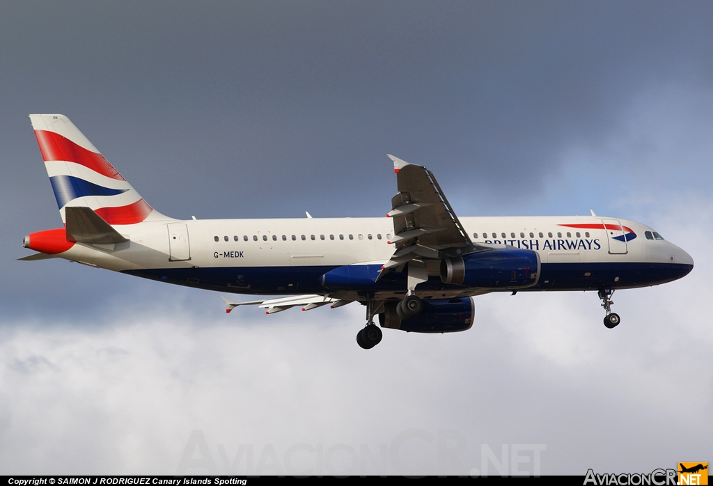 G-MEDK - Airbus A320-232 - British Airways