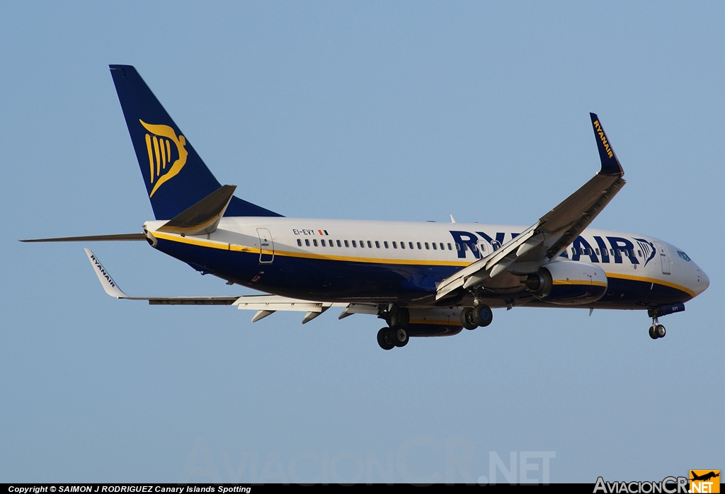 EI-EVY - Boeing 737-8AS - Ryanair