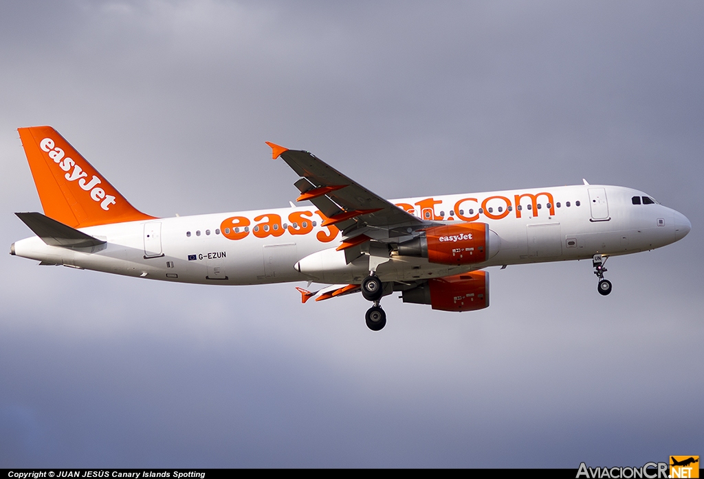 G-EZUN - Airbus A320-214 - EasyJet Airlines
