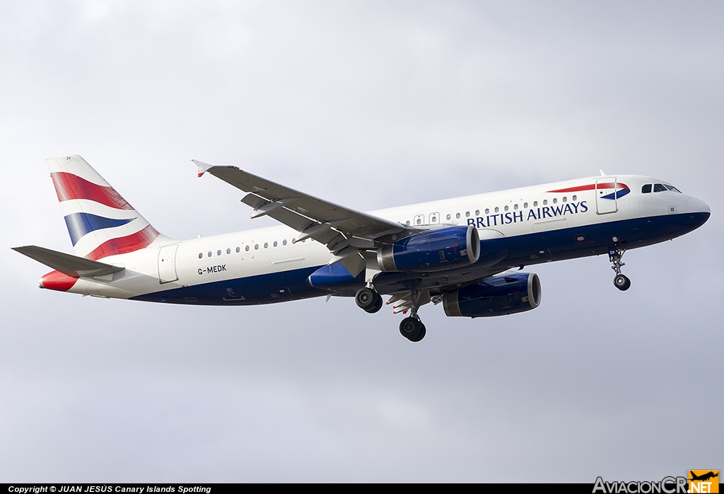 G-MEDK - Airbus A320-232 - British Airways