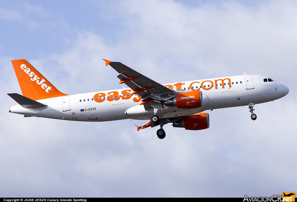 G-EZUS - Airbus A320-214 - EasyJet