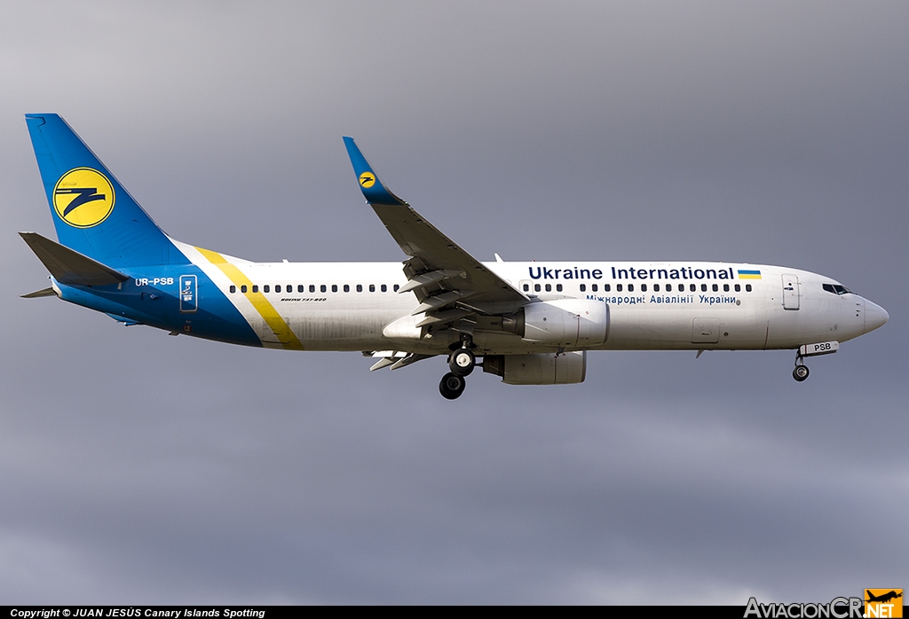 UR-PSB - Boeing 737-8HX - Ukraine International