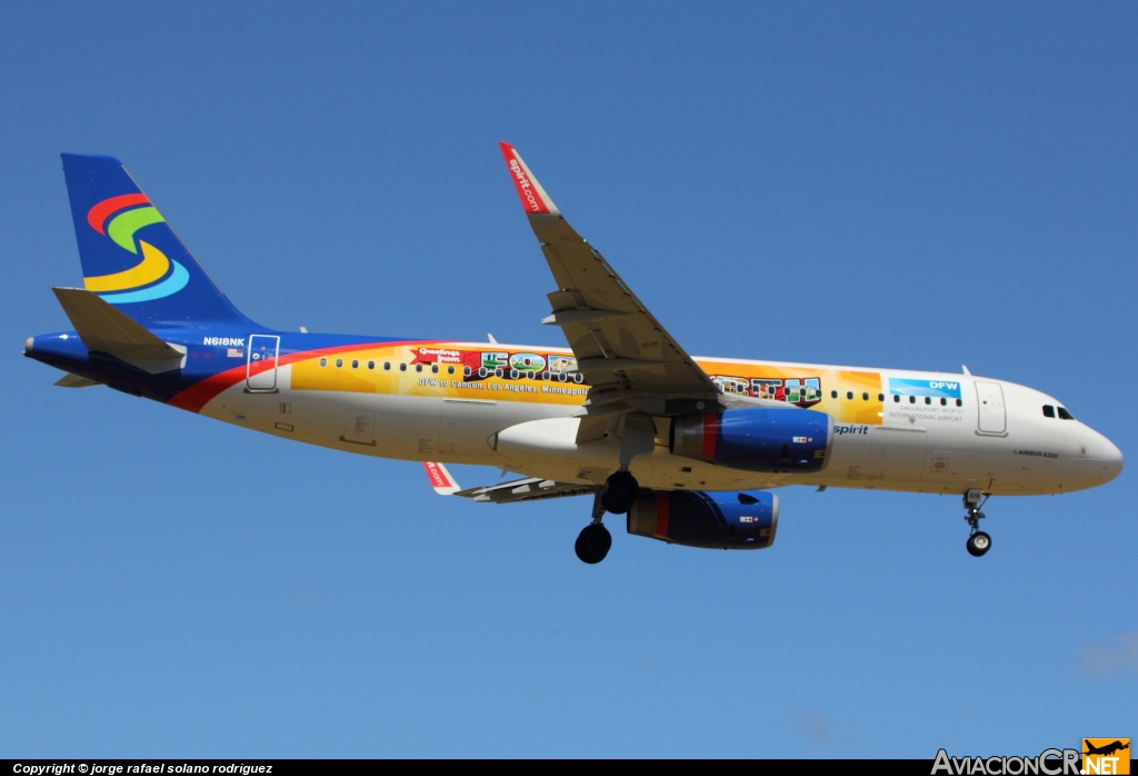 N618NK - Airbus A320-232 - Spirit Airlines