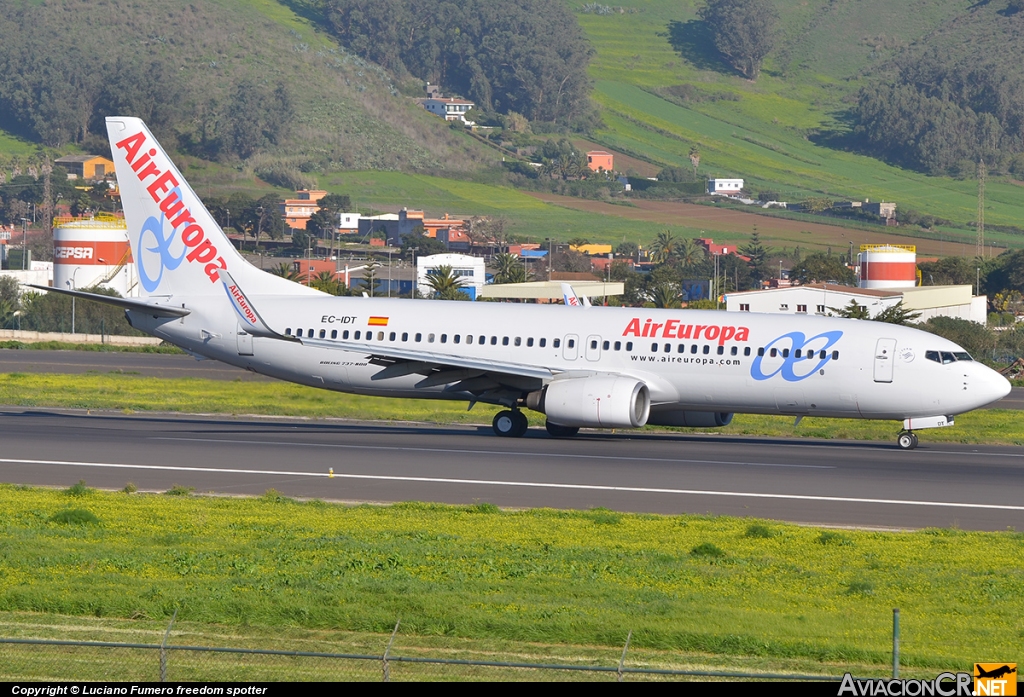 EC-IDT - Boeing 737-86Q - Air Europa