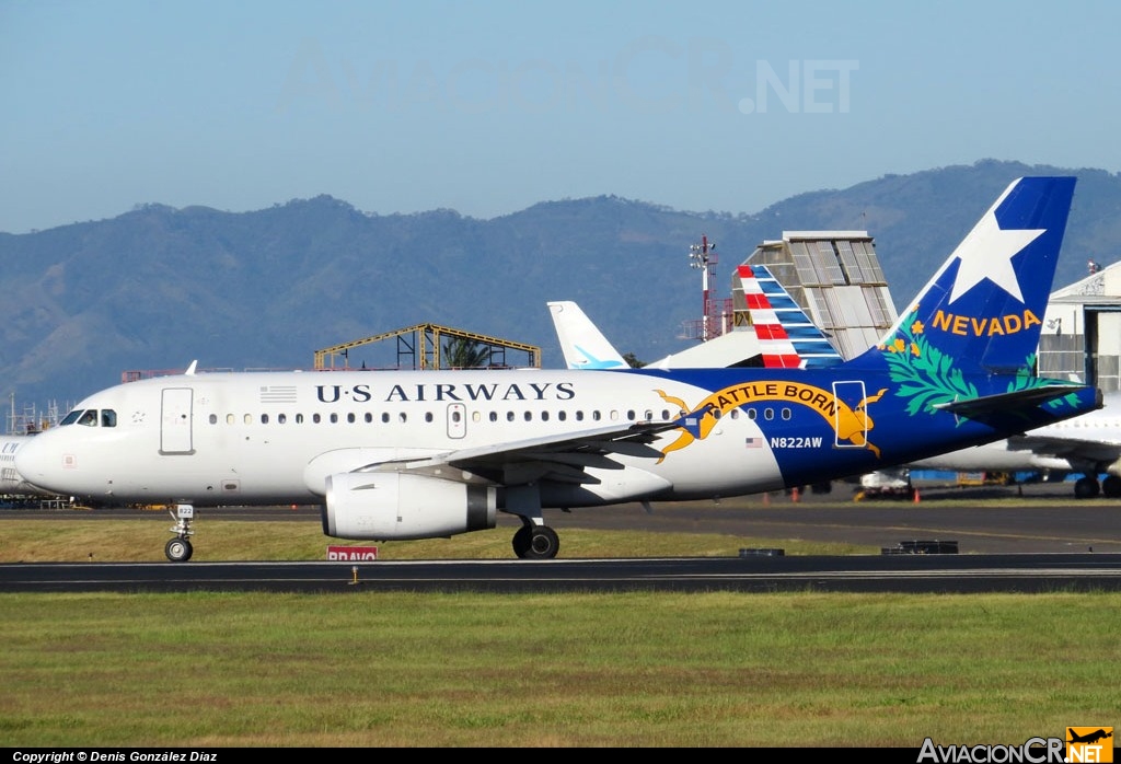 N822AW - Airbus A319-132 - US Airways