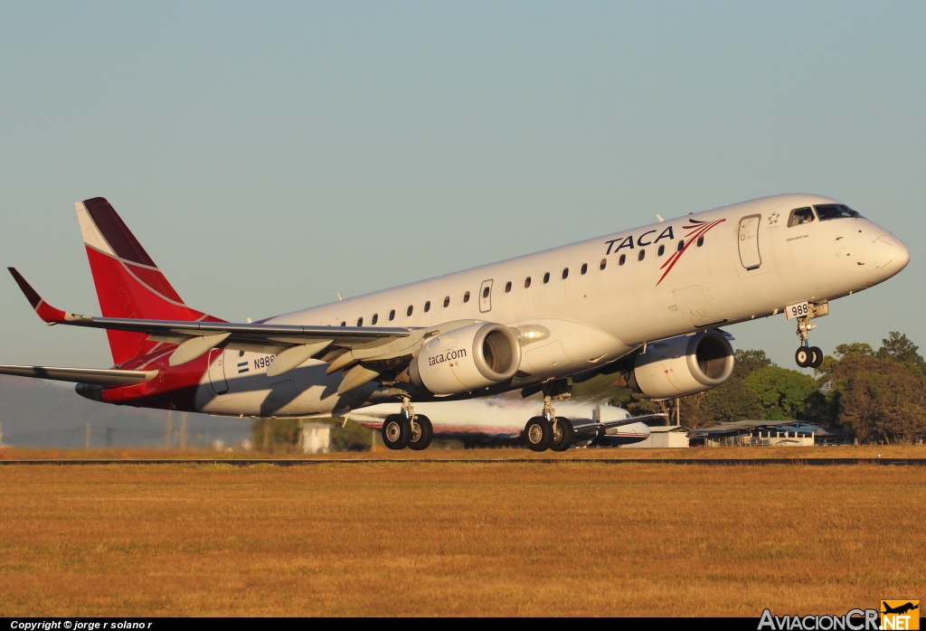 N988TA - Embraer 190-100IGW - TACA